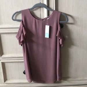 Sz Med Q & A Nonnie Cold Shoulder Blouse from SF